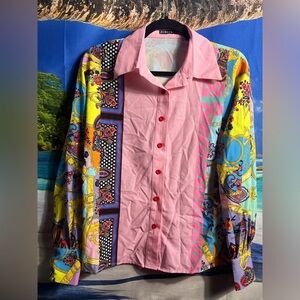 Z Crave Unisex Size M Long Sleeve Pattern Shirt